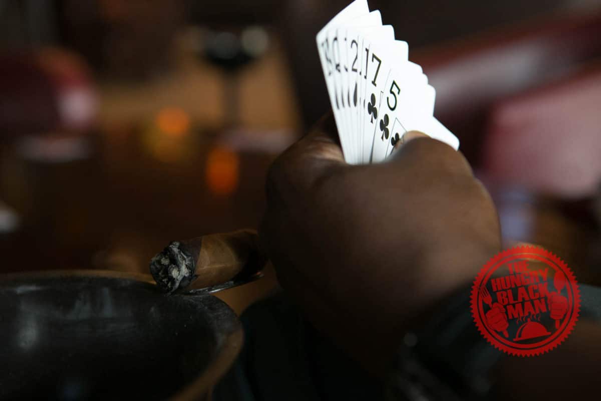 Cigar Lounge Spades Cards