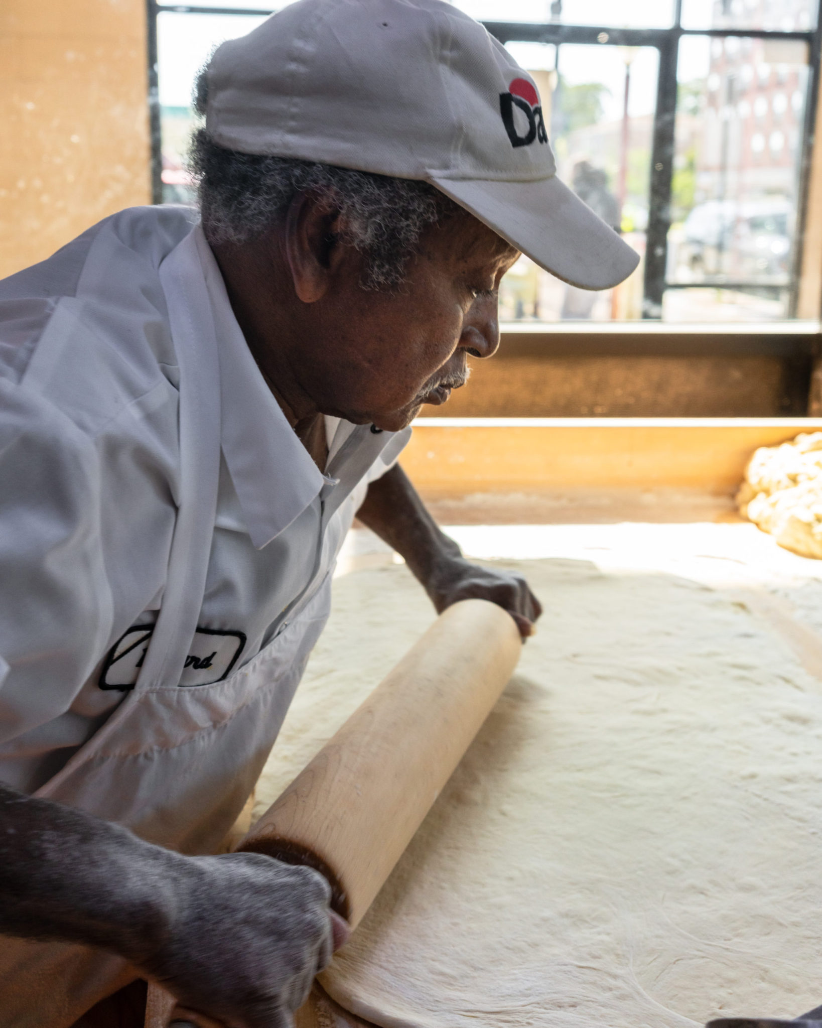 Old Man Rolling Dough 1